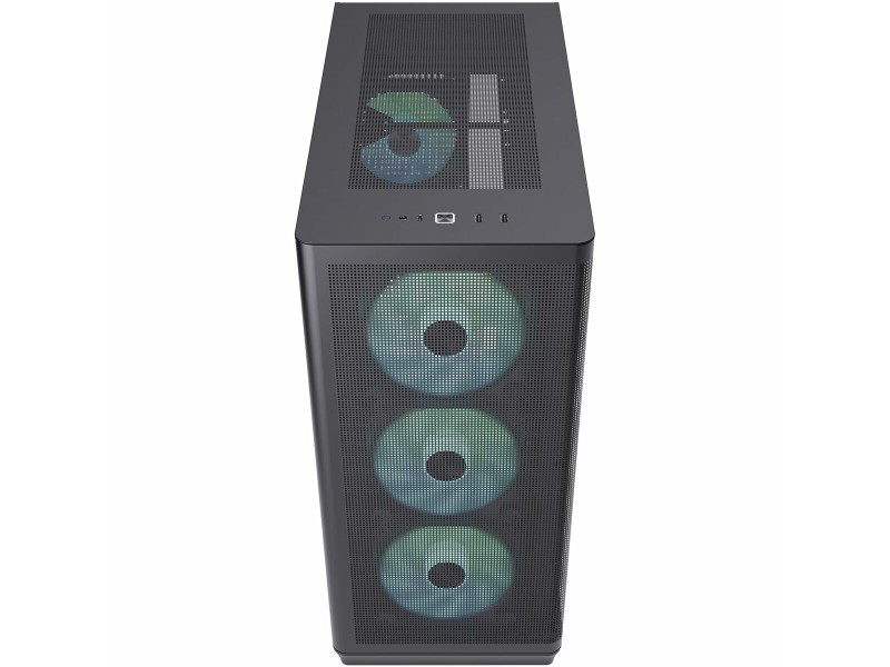 ATX полу-висока кутия Aerocool APNX-C1-BK-V1-ARGB NaN –  BB Калъфи за настолни компютри