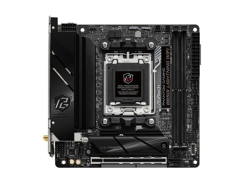 Дънна платка ASRock B650I LIGHTNING WIFI Intel Wi-Fi 6 AMD B650 AMD AM5 NaN –  BB Дънни платки