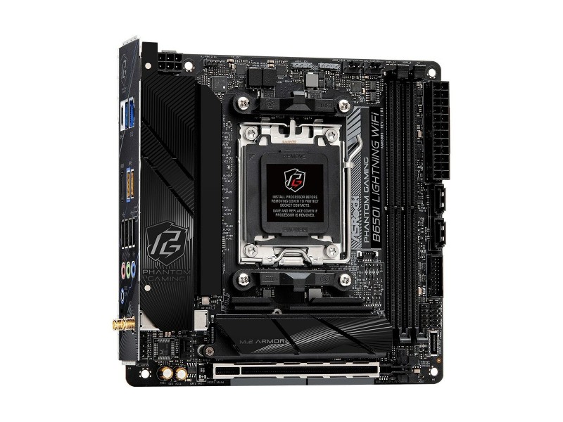 Дънна платка ASRock B650I LIGHTNING WIFI Intel Wi-Fi 6 AMD B650 AMD AM5 NaN –  BB Дънни платки