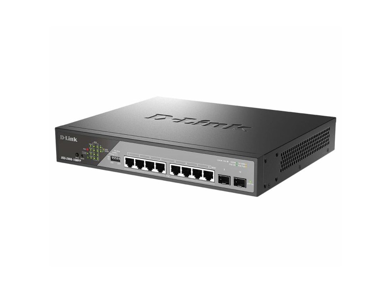Суич D-Link DSS-200G-10MPP/E NaN –  BB Мрежови комутатори