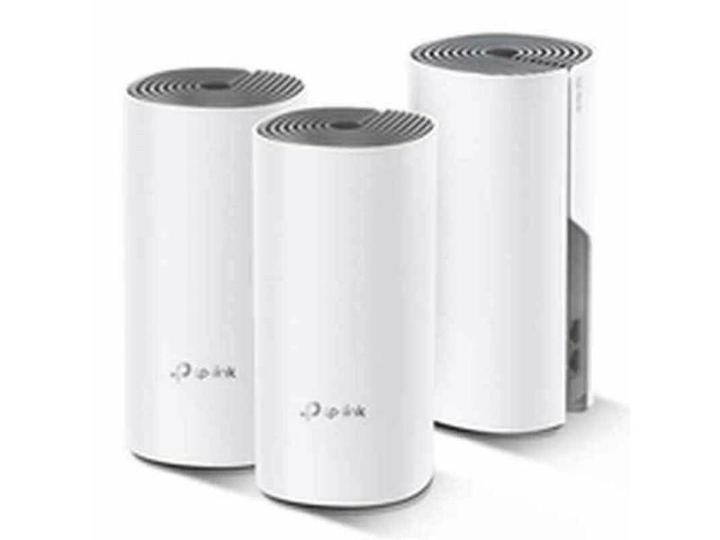 Рутер за точка за достъп TP-Link Deco E4 (3-pack) 5 GHz LAN 300-867 Mbps (3 pcs) NaN –  BB WiFi Mesh системи