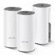 Рутер за точка за достъп TP-Link Deco E4 (3-pack) 5 GHz LAN 300-867 Mbps (3 pcs) NaN –  BB WiFi Mesh системи