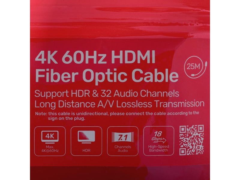 Кабел HDMI Unitek C11072BK-25M 25 m Черен NaN –  BB HDMI кабели