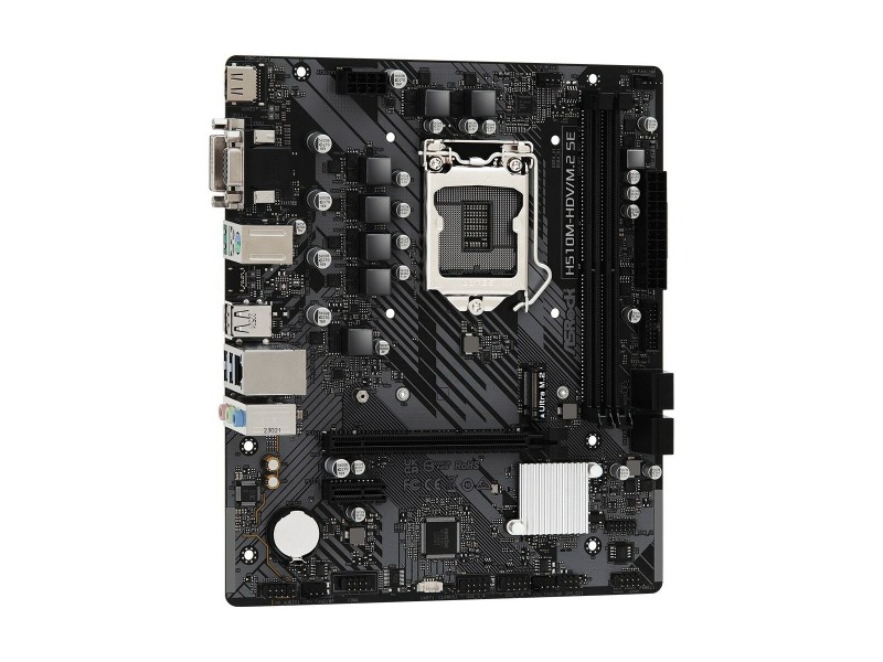 Дънна платка ASRock H510M-HDV/M.2 SE LGA 1200 Intel H470 NaN –  BB Дънни платки