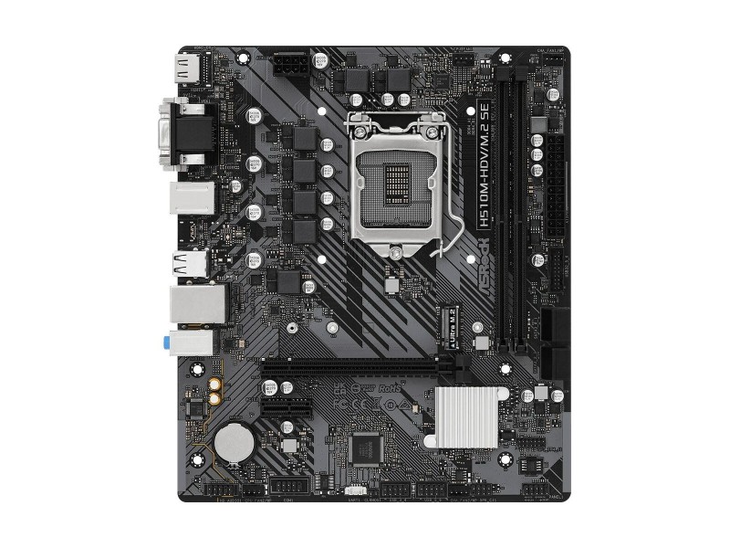 Дънна платка ASRock H510M-HDV/M.2 SE LGA 1200 Intel H470 NaN –  BB Дънни платки
