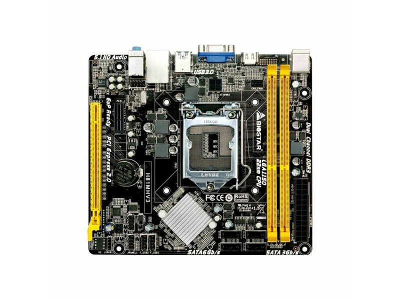 Дънна платка Biostar H81MHV3 3.0 H81 Intel H81 LGA 1150 NaN –  BB Дънни платки