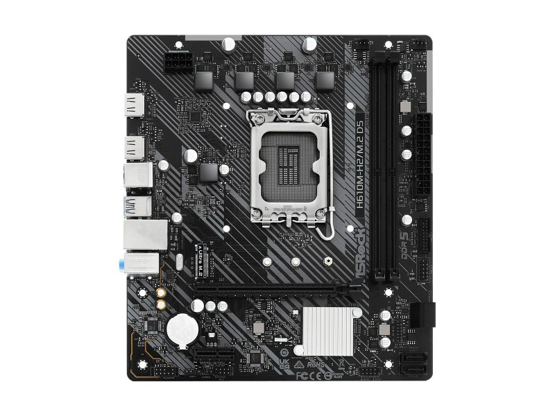 Дънна платка ASRock H610M-H2/M.2 D5 LGA 1700 INTEL H610 NaN –  BB Дънни платки