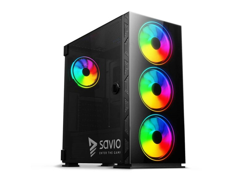 ATX полу-висока кутия Savio SAVGC-PRIMEX1 Черен NaN от | techMAG.bg ATX полу-висока кутия Savio SAVGC-PRIMEX1 Черен NaN – BB Калъфи за настолни компютри