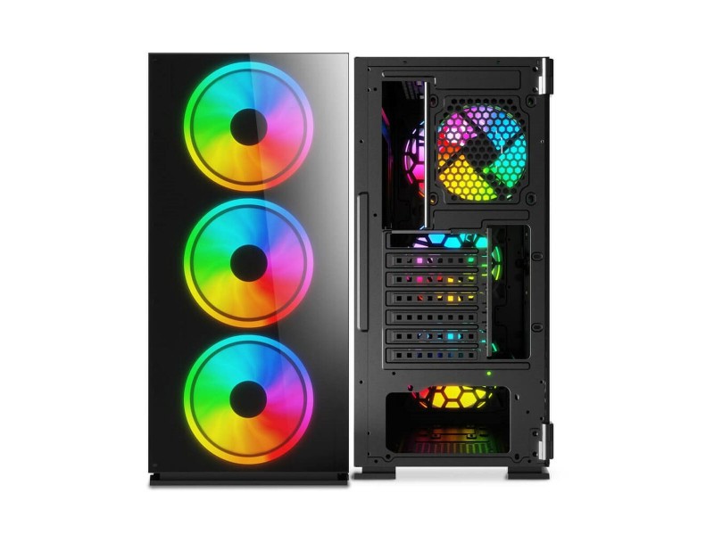 ATX полу-висока кутия Savio SAVGC-PRIMEX1 Черен NaN от | techMAG.bg ATX полу-висока кутия Savio SAVGC-PRIMEX1 Черен NaN – BB Калъфи за настолни компютри