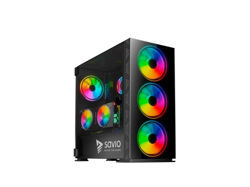 ATX полу-висока кутия Savio SAVGC-PRIMEX1 Черен NaN от | techMAG.bg ATX полу-висока кутия Savio SAVGC-PRIMEX1 Черен NaN – BB Калъфи за настолни компютри