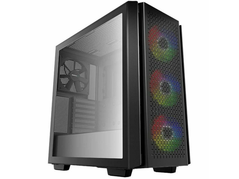 ATX полу-висока кутия DEEPCOOL R-CG560-BKAAE4-G-1 Черен Многоцветен NaN –  BB Калъфи за настолни компютри