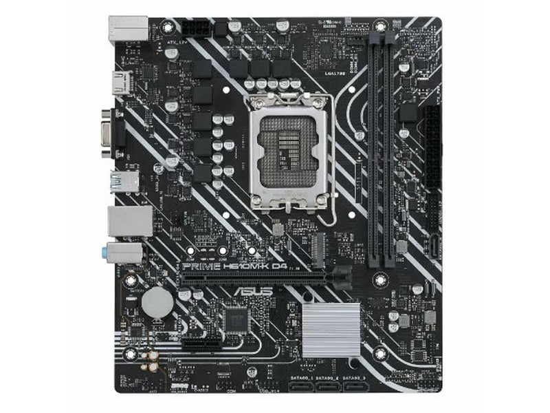 Дънна платка Asus PRIME H610M-K D4 LGA 1700 LGA 1700 INTEL H610 1GB NaN –  BB Дънни платки