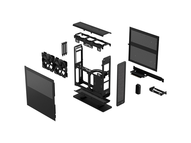 ATX полу-висока кутия Fractal FD-C-RID1N-11 Черен NaN –  BB Калъфи за настолни компютри