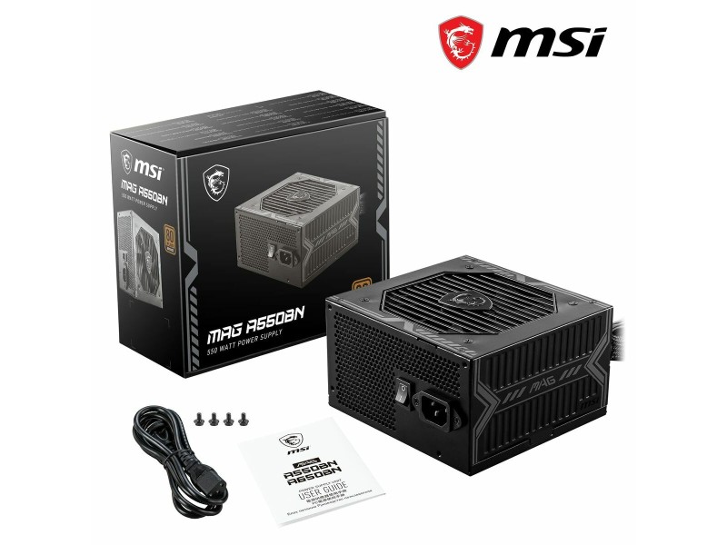 Захранване MSI MAG A550BN ATX 550 W 80 Plus Bronze NaN –  BB Захранвания