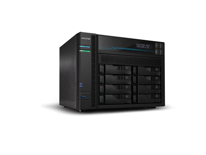 SATA 5.25 калъф за SATA 2.5 Asustor Lockerstor 10 AS6510T Черен Intel Atom C3538 NaN –  BB Мрежово прикачено хранилище