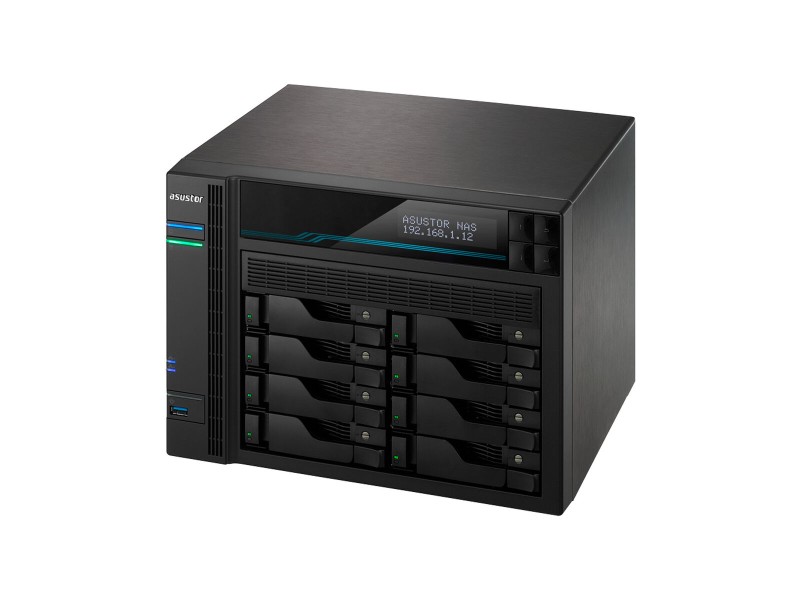 SATA 5.25 калъф за SATA 2.5 Asustor Lockerstor 10 AS6510T Черен Intel Atom C3538 NaN –  BB Мрежово прикачено хранилище