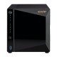 SATA 5.25 калъф за SATA 2.5 Asustor AS3304T Черен 1,4 GHz Realtek RTD1296 NaN –  BB Мрежово прикачено хранилище