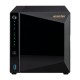 SATA 5.25 калъф за SATA 2.5 Asustor AS3304T Черен 1,4 GHz Realtek RTD1296 NaN –  BB Мрежово прикачено хранилище