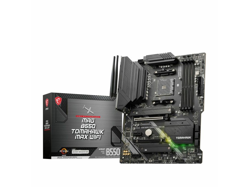 Дънна платка MSI MAG B550 TOMAHAWK MAX WIFI AMD AM4 AMD B550 ATX NaN –  BB Дънни платки
