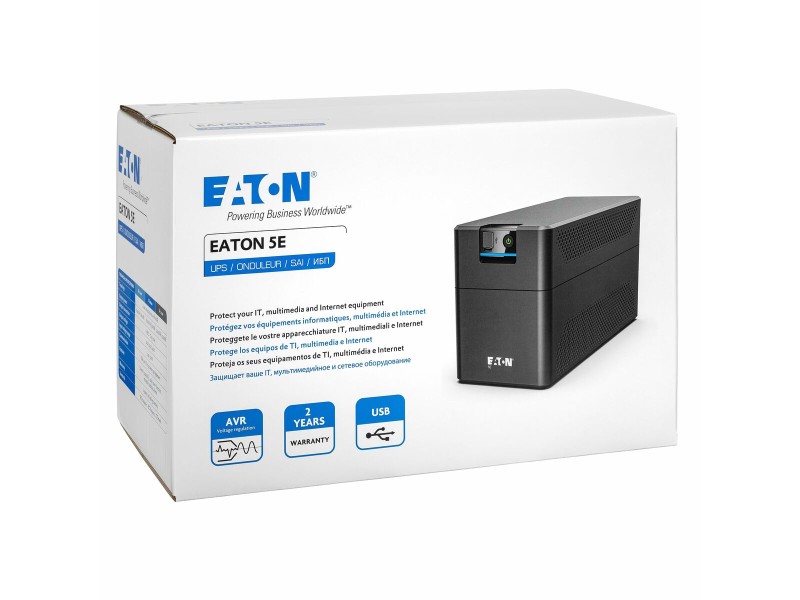 Инрактивен UPS Eaton 5E Gen2 2200 USB 1200 W 2200 VA NaN –  BB Непрекъсваеми захранвания