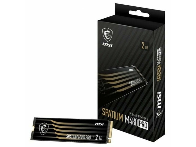 Твърд диск MSI SPATIUM M480 Pro 2 TB SSD NaN –  BB Твърди солидни твърди дискове