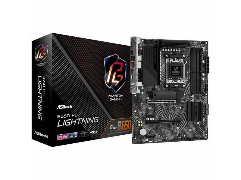 Дънна платка ASRock B650 PG Lightning AMD AM5 NaN –  BB Дънни платки