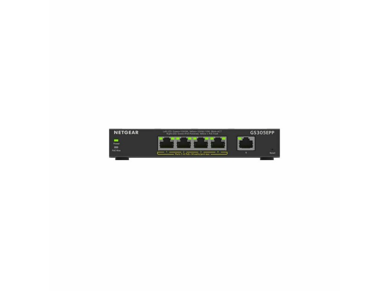 Суич Netgear GS305EPP-100PES NaN –  BB Мрежови комутатори