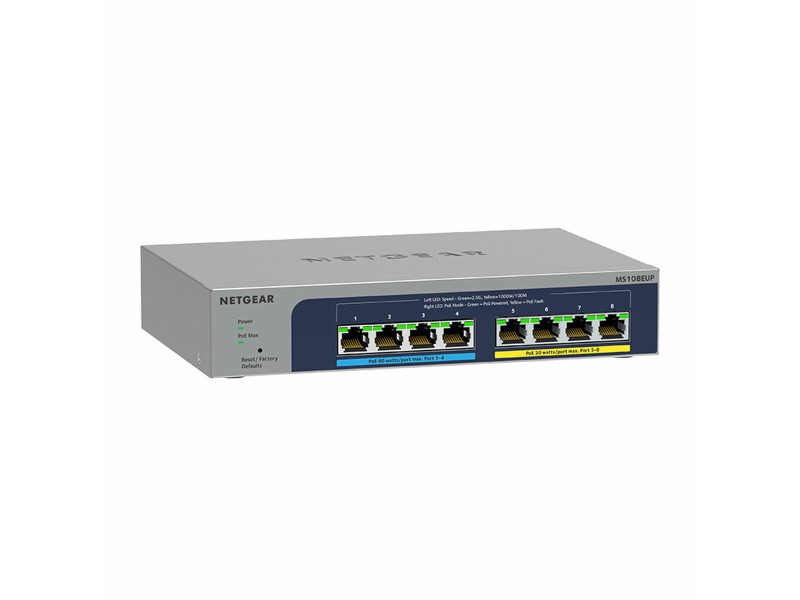 Суич Netgear MS108EUP-100EUS NaN –  BB Мрежови комутатори