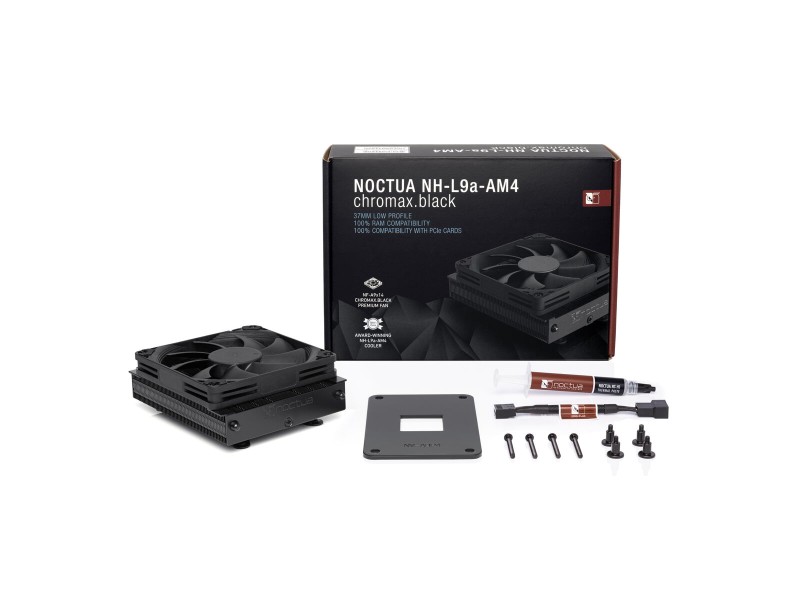 Вентилатор на процесора Noctua NH-L9a-AM4 chromax.black NaN –  BB Вентилатори на процесора