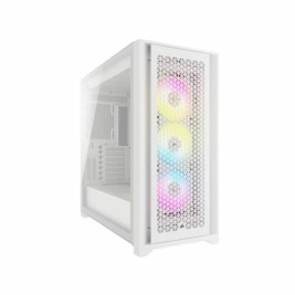 ATX полу-висока кутия Corsair 5000D RGB Бял Многоцветен
