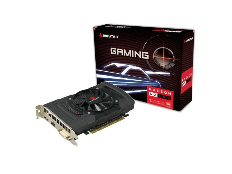 Графична карта Biostar Radeon RX550 AMD Radeon RX 550 GDDR5 4 GB NaN –  BB Графични карти