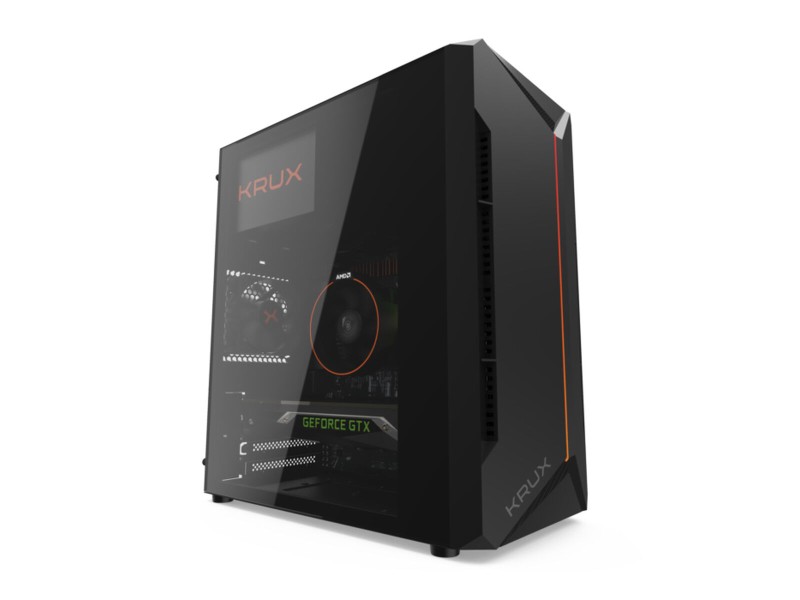 ATX полу-висока кутия Krux Astro Черен NaN –  BB Калъфи за настолни компютри