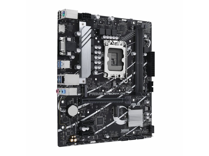 Дънна платка Asus PRIME B760M-K D4 LGA 1700 Intel B760 NaN –  BB Дънни платки