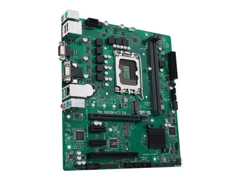 Дънна платка Asus PRO H610M-C D4-CSM LGA 1700 INTEL H610 NaN –  BB Дънни платки