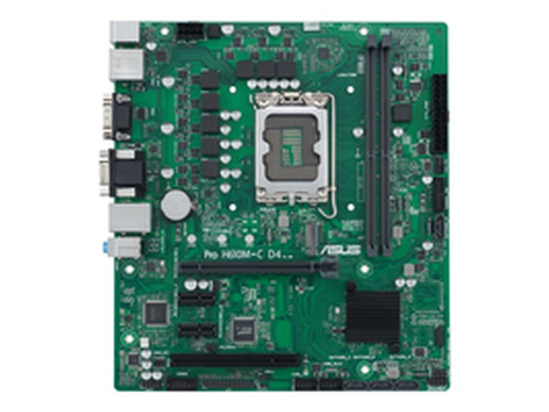 Дънна платка Asus PRO H610M-C D4-CSM LGA 1700 INTEL H610 NaN –  BB Дънни платки