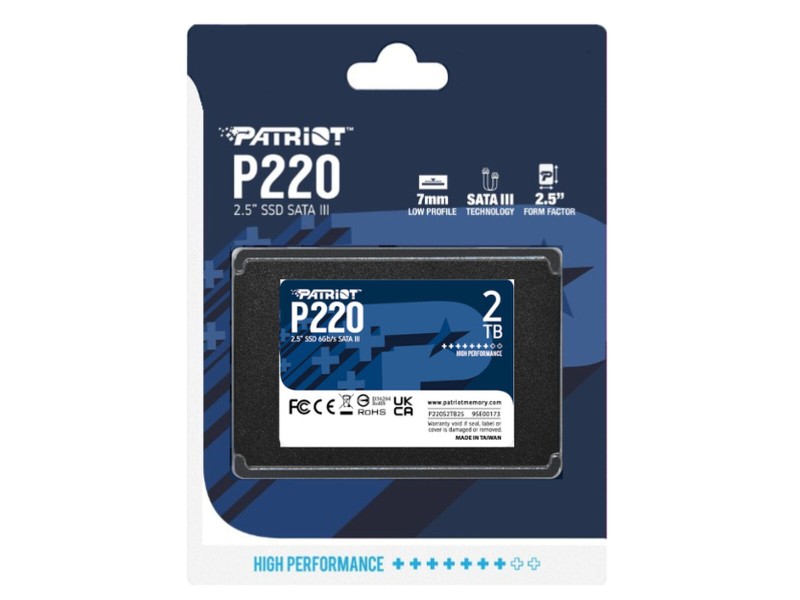 Твърд диск Patriot Memory P220 2 TB SSD NaN –  BB Твърди солидни твърди дискове