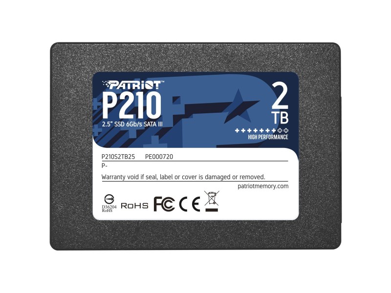 Твърд диск Patriot Memory P210 2 TB SSD NaN –  BB Твърди солидни твърди дискове