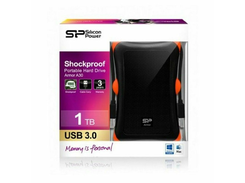 Външен харддиск Silicon Power Armor A30 1 TB 2.5 USB 3.1 1 TB NaN –  BB Външни твърди дискове