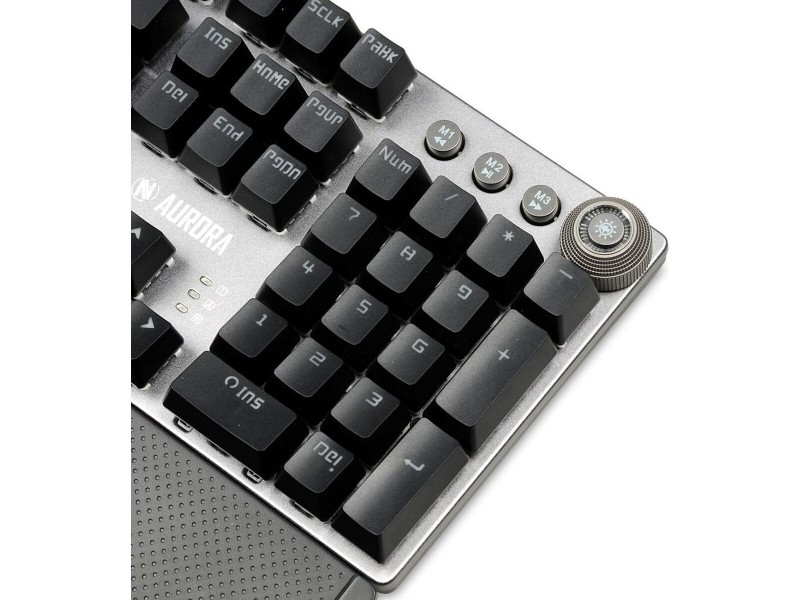Клавиатура Ibox AURORA K-3 Черен/Сребрист Сребрист QWERTY NaN –  BB Клавиатури