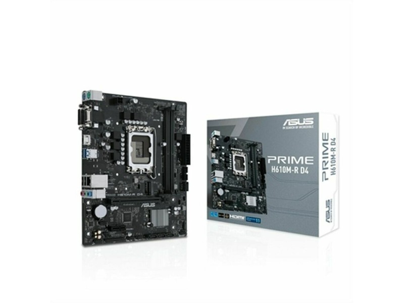 Дънна платка Asus PRIME H610M-R D4 LGA 1700 INTEL H610 NaN –  BB Дънни платки