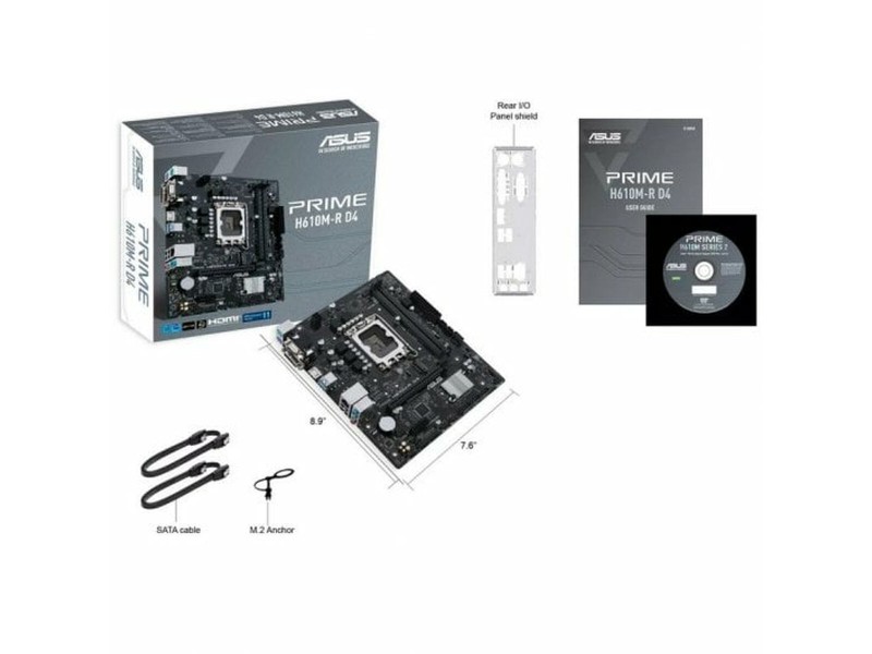 Дънна платка Asus PRIME H610M-R D4 LGA 1700 INTEL H610 NaN –  BB Дънни платки