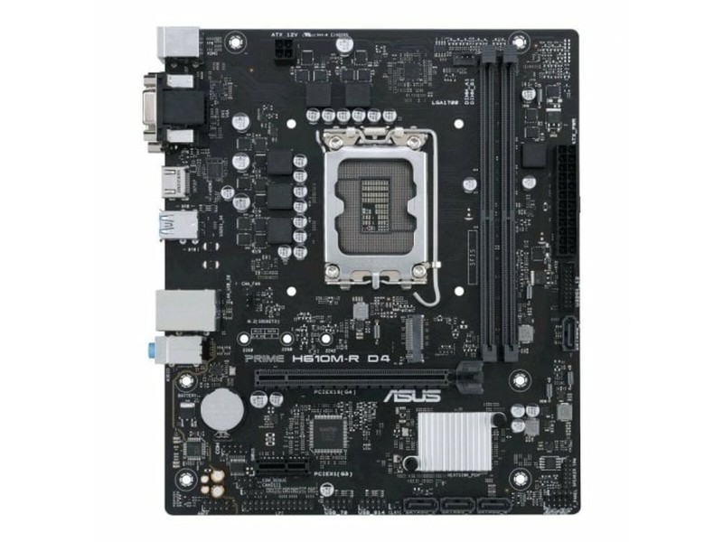 Дънна платка Asus PRIME H610M-R D4 LGA 1700 INTEL H610 NaN –  BB Дънни платки