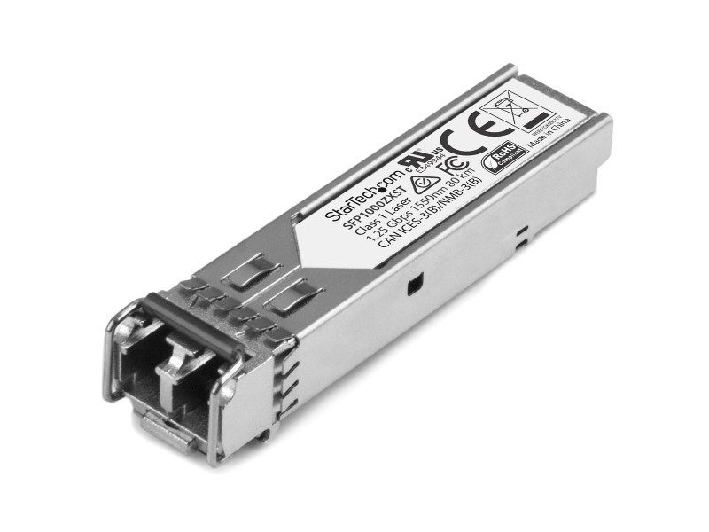 Едномодов оптичен модул SFP Startech SFP1000ZXST NaN –  BB Мрежови приемо-предаватели