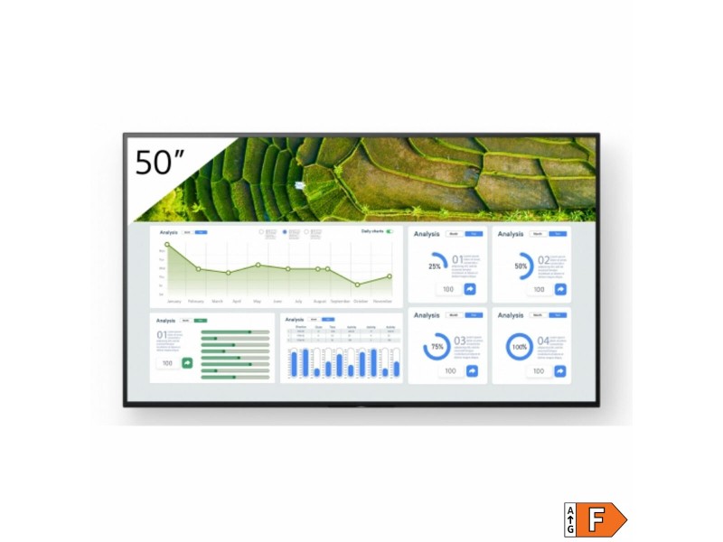 Монитор Sony Pro Bravia FW-50BZ30L 4K Ultra HD 50 60 Hz NaN –  BB Монитори