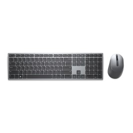 Kлаиатура с безжична мишка Dell KM7321WGY Сив Испанска Qwerty QWERTY