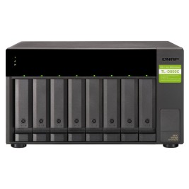 Мрежа за съхранение Qnap TL-D800C Черен Черен/Сив