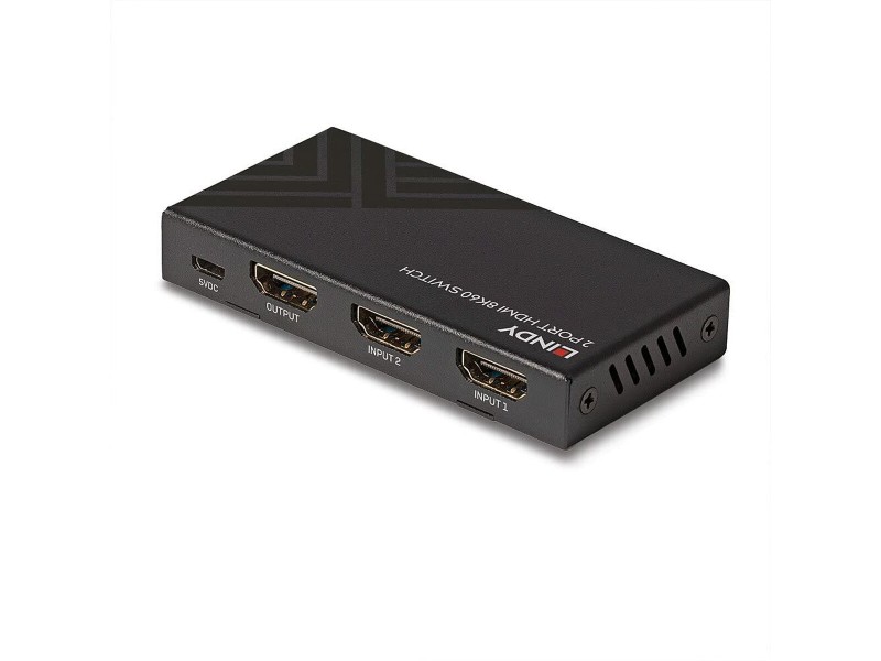 Прекъсвач KVM с 2 порта LINDY 8K60 38337 NaN –  BB KVM превключвател