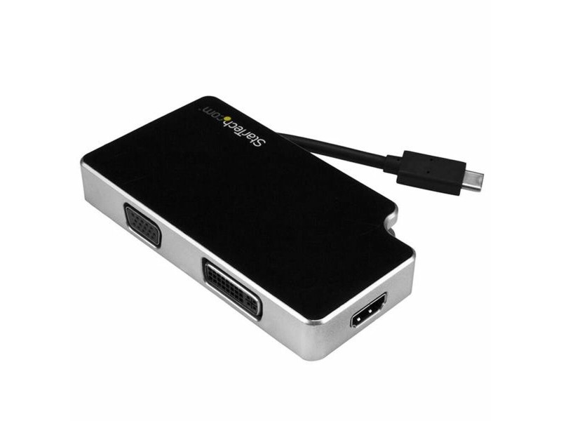 Адаптер за USB C към VGA/HDMI/DVI Startech CDPVGDVHDB           Сребро NaN –  BB USB-VGA адаптери