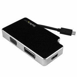 Адаптер за USB C към VGA/HDMI/DVI Startech CDPVGDVHDB           Сребро