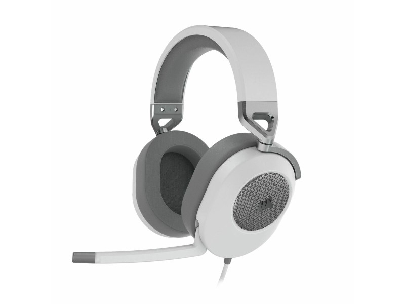 Слушалки с микрофон Corsair HS65 SURROUND Бял NaN –  BB Слушалки с микрофони